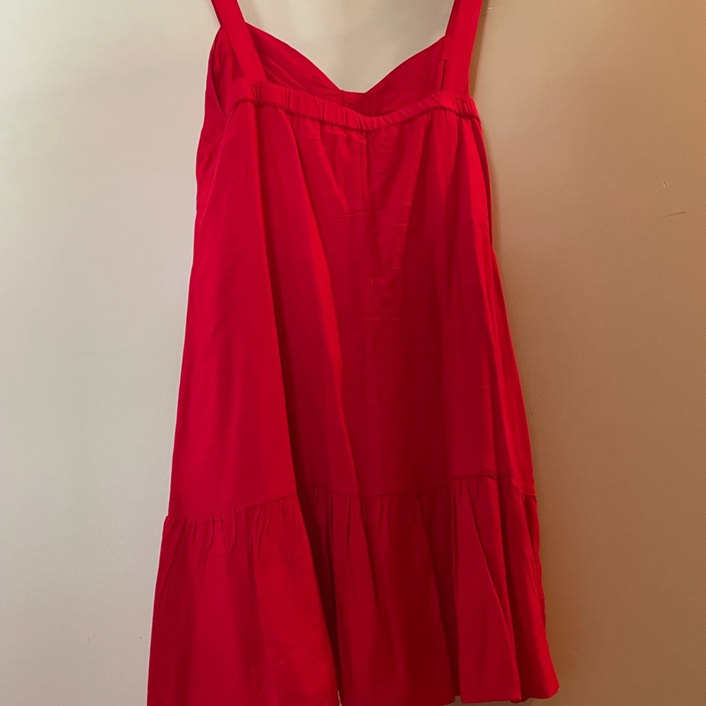 Red sun dress new without tags.